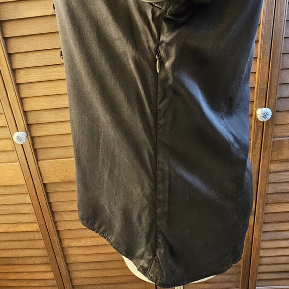 Zara Black Silk Blouse (S) - Picture 4 of 13